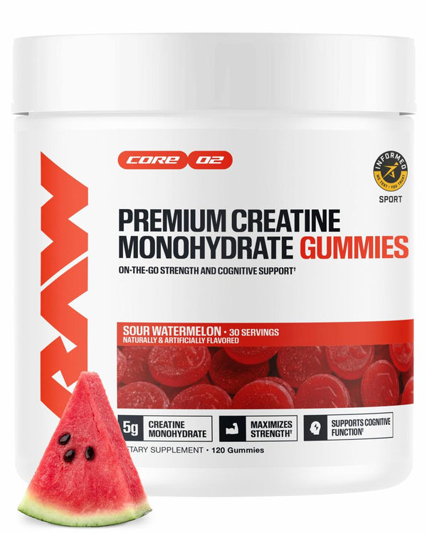 PREMIUM CREATINE RAW GUMMIES 120 unds (30 SERVICIOS)